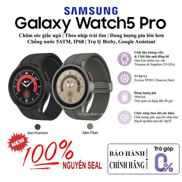 Đồng hồ thông minh Samsung Galaxy Watch Pro 45mm Bluetooth/ LTE