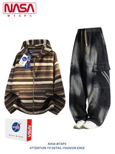 NASA WTAPS | Retro Ethnic Style Jacquard Sweater Set
