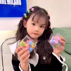 36PCS/Box Girls Cute Colorful Hair Claws Cartoon Hair Clip Headband Fashion Hair Accessories
