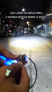 Acroder Lampu Utama Led H6 Laser Jauh Dekat Putihkuning Kipas Bawaan