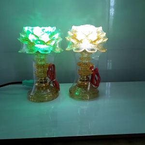 Bộ 2 đèn thờ LED Sen LM03 đổi nhiều màu