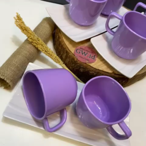 Promo Termurah Gelas Cangkir Melamine Tebal FOOD GRADE (300.mil) || Tahan Panas || Tidak Mudah Pecah || KODE 135