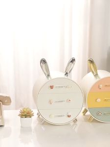 MD-K179 Rak Susun Kelinci Rak Kosmetik Serbaguna Cute Stuff Organizer / Rak Laci Mini Colorfull