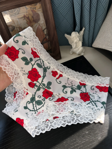 PinkBé Gái Original Single Ladies Underwear Soft Milk Silk Comfortable Mid-Low Waist Ice Silk Triangle Pants Anti-Grip Butt