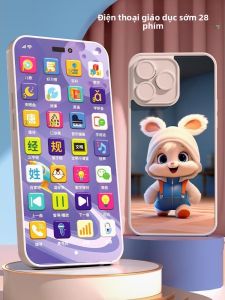 MONLEYTA | Điện thoại trẻ em giả mòi điện thoại giáo dục sớm cho bé từ 3-6 tuổi Đồ chơi điện thoại di động giả mòi giáo dục sớm
