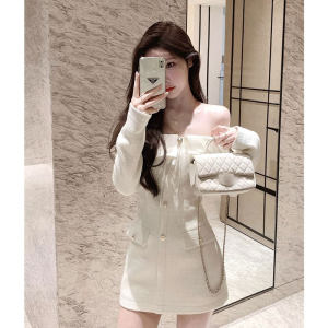 CHANGTONG | Đầm Đen Quyến Rũ Kiểu Pháp Dễ Thương