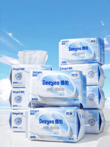 DEYOU | Water Pure Toiletry Wipes For Sensitive Skin 80 Sheets