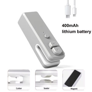 USB 2 IN 1 Heat Seal Device Thermal Plastic Food Portable Sealer Chips Snacks Bag Sealer Machine Packing Kitchen Accessories