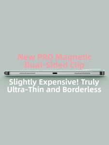 Zoyu | Magnetic Double-sided iPad Pro Case with Pen Slot and Foldable Support 13 inches