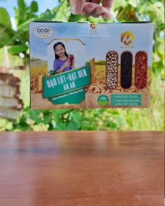 bột gạo lứt-hạt sen-mè đen.( 2 hộp 800 gam /32 gói ) thay thế bửa ăn chăm sóc sức khỏe.tốt cho xương khớp và an thần dễ ngủ giảm tress