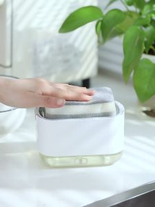 𝗛𝗢𝗩𝗘𝗟𝗦𝗛𝗢𝗣 Dispenser Sabun Cuci Piring Aesthetic Pump Tekan Pembersih Alat Makan Kitchen Wastafel Sink Soap Sponge