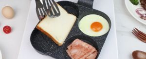 GIPP Panci Wajan Telur Tamago 3IN1 Wajan Penggorengan Telur Pancake Omlet Pan Breakfast Anti Lengket