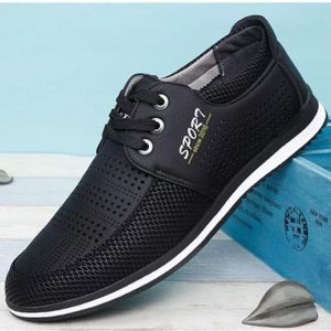 TIANZHENTONGXIU | Summer Lightweight Mens Breathable Oxford Shoes Round Toe Lace-up