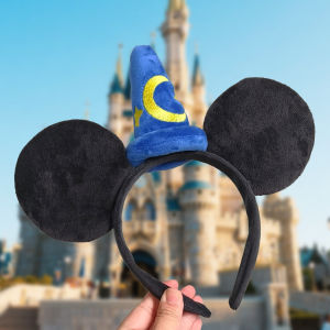 Disney Mickey Hairband Minnie Mouse Hair Hoop Party Festival Cosplay Women Girls Kawaii Bow Cute Anime Cartoon Hair Accessories