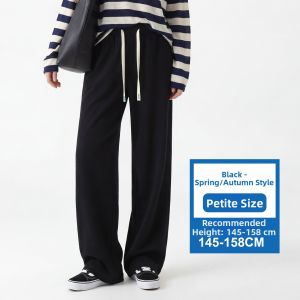 JIANGLU | Slimming High Waist Straight Leg Trousers