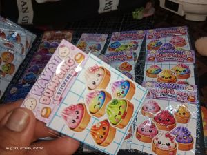 Kawaii Dumpling Stickers for Gifts Stationaries Notebooks and More Decorative