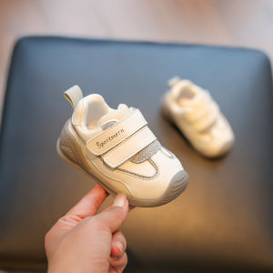 Baby Function Shoes Early Spring New Childrens Walking Shoes Boys Sports Shoes Girls Little Shoes Infant Shoes Anti-Slip Training Shoes