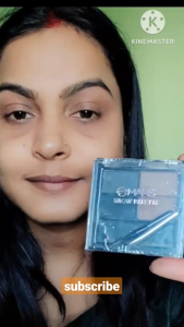 MARS PREMIUM 4 in 1 Eyebrow Powder Cake with Angled Eyebrow Brush and Spoolie (8g)