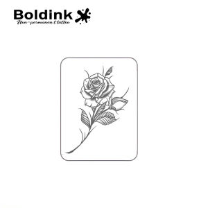 Rose Temporary TattooLasts To 15 Days New Technology Magic Waterproof Semi Permanent Sticker.