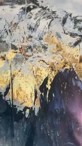 Abstract Paintings and Wall Arts Gold White Black Grey Prints Art Luxury Acrylic Canvas Wall Art