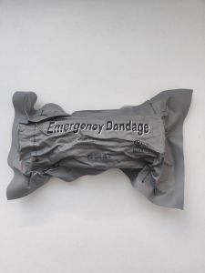 1PC Vacuum Compressed First Aid Trauma Hemostatic Bandage Tactical Elastic Bandage Outdoor Emergency Tool
