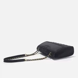 TB Sheepskin womens bag Casual commuter shoulder bag Chain diamond check crossbody bag Tote Commuter square bag