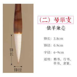 Assorted Size Wolf Sheep Hair Brush Set Adult Calligraphy Practice Student Educational Supplies Business Culture Goods