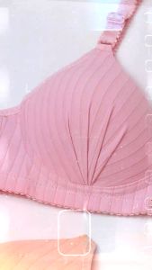 Wimiu BH Wanita Bra Wanita Busa Tipis Tanpa Kawat Katun Jepang Seksi Cup B C Kait 3 100092