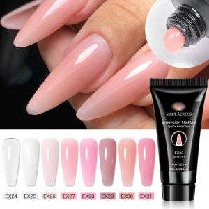 30ml Naked Jelly Extension Gel Nail Build Poly Acrylic Nail Gel UV LED Polish Gel For Extend Nail Quick Extension Manicure Glue