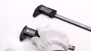 Krachtige 150mm Caliper Kỹ Thuật Số Điện Tử Kỹ Thuật Số Pachometer Sợi Carbon Vernier Gauge Micromet Đo Dụng Cụ Đo 6Inch