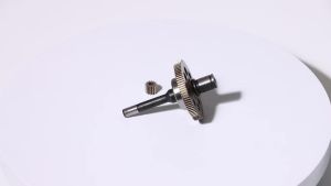 1 Set Mini Gear With Shaft For Power Tools Chain Saw 550 Type 14 Teeth Brushless Motor Gear Assembly