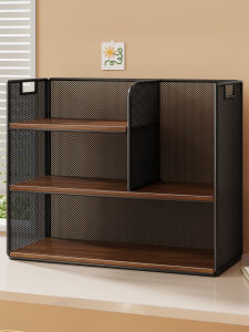 evesigar | Desk Bookshelf with Categorization Storage Organizer Multiple Layers