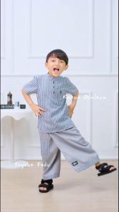 Baju Muslim Anak Laki Laki Model Sarcel Koko Anak Hasan Salur Cutekids 1 - 10 Tahun