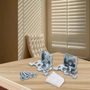 Curtain Track Accessories Fixed Accessories Bracket For Blinds Home Improvement Ceiling Wall Installation Iron Window Hardware