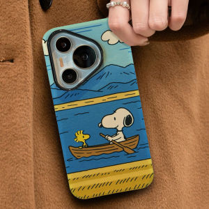 Nalize Ming Huawei Pura70Pro Phone Case Boat Snoopy P60 New Model P50/P40 High-End Cartoon Ultra Film Soft Silicone Anti-Fall
