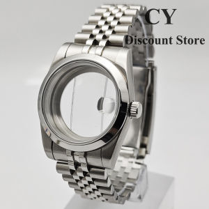 RICHUS 36mm/39mm Silver Stainless Steel Watch Case Sapphire Fit NH35 NH36 ETA2824 2836 Miyota82-DG Movement Watch Accessories