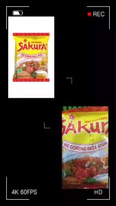 5PCS Sakura Mie Instan Goreng Rasa Ayam Ekstra Minyak Bawang & Kecap