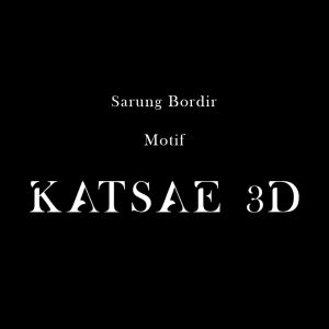 Katsae: Sarung Bordir Motif 3D 100% Timbul untuk Pria Dewasa