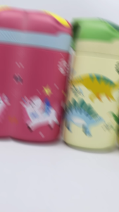 FJBottle - Botol Minum Tumbler Anak 350ml Stainless Steel BPA FREE SUS 316 Dengan Sedotan Silicon Tebal Penggunaan Nyaman untuk Anak Bermain dan Sekolah