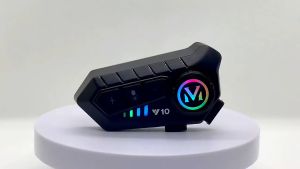 Y10 Wireless BT 5.3 Headset untuk Pengurangan Kebisingan Helm Sepeda Motor Tahan Air IPX6