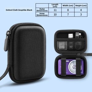 Olyson CCD Camera Bag Digital Camera Storage Box Bubble Wrap Anti-Pressure Hard Case Waterproof Bag Suitable for Sony Canon Fuji Nikon Samsung Panasonic Mini-Portable Camera Small Portable Protective Case