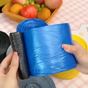Boxed Trash Bags 200pcs Rubbish Bag Vest type Disposable Garbage Bag Handle Breakpoint Thickened Plastic Bag 45*59cm 手提垃圾袋