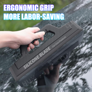 Car Window Squeegee Scratch-Free Windshield Silicone Blade Anti-Slip Handle Windscreen Wiper Car Detailing Glass Water Scraper