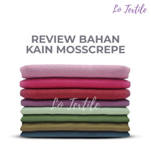 Kain Moscrepe Mosscrepe Moscrep Moskrep 0.5 Meter (Seri 2) - Bahan Gamis Murah Kerudung Hijab
