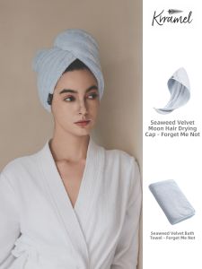 KRRAMEL | Super Absorbent Quick-Dry Soft Algae Fiber Hair Dry Cap