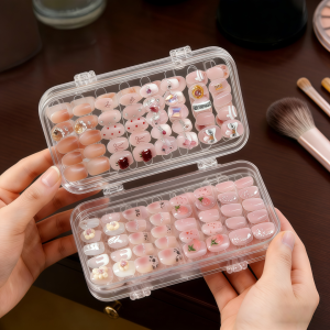 UBT | Large Capacity Dustproof Portable Acrylic Nail Organizer