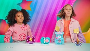 Original Polly Pocket Teddy Bear Large Compact Purse Playset Sleepover Theme with 2 Micro Dolls & 16 Accessories Toys for Girls