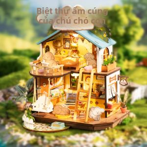 Robotime | Mô Hình Tự Lắp Ráp Nhỏ Gỗ Quà Tặng Sinh Nhật DIY