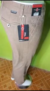 Celan Panjang Kanvas JUMBO Slim Fit Bahan Katun Tebal Halus Premium