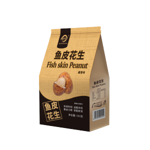 Xiamen Specialty Fish Skin Peanuts 500g Bagged Retro Office Snacks Leisure Nuts Handmade Treats from Fujian Province